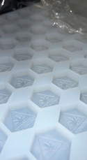 hexagon silicone mold