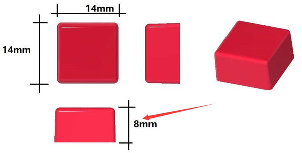 1.5mL Square Silicone Gummy Mold - 432 Cavities