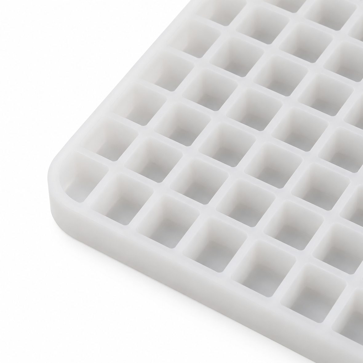4.6mL square commercial gummy mold with 200 precision cavities