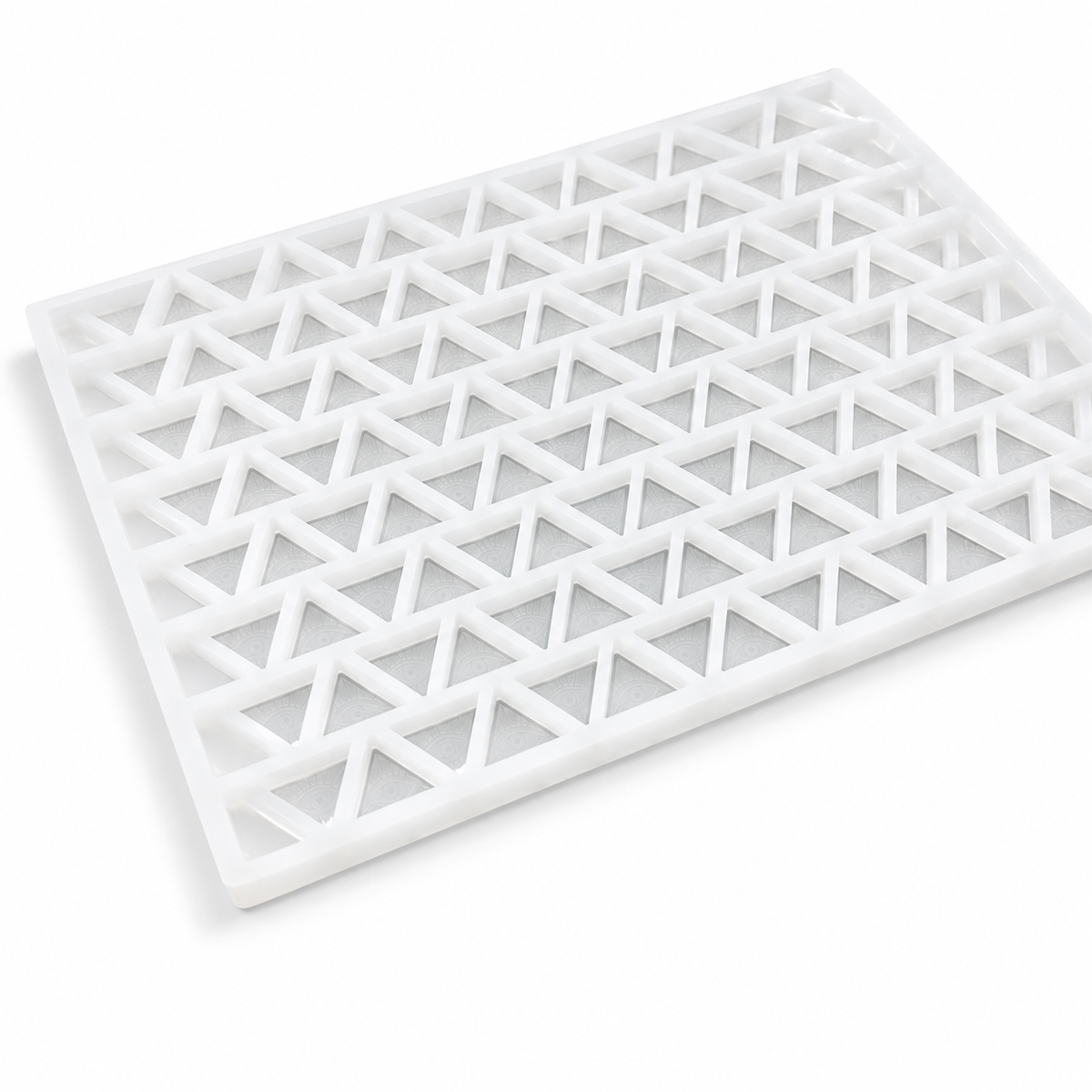 Half-sheet platinum silicone triangle gummy mold