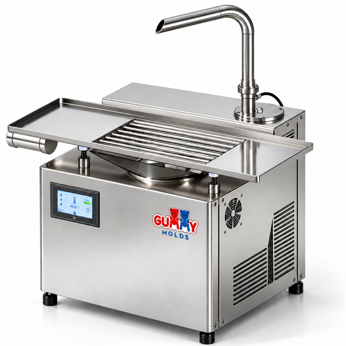 Gummy Molds commercial chocolate tempering machine for professional chocolate production