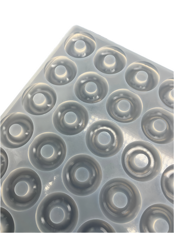3mL Peach Ring Silicone Gummy Mold - 108 Cavities