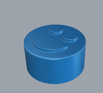3.2mL Smiley Face Gummy Mold - 192 Cavities - 0