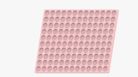3.75mL coin silicone gummy mold alternate view